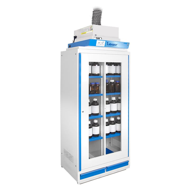 Ventilated cabinet for external connection - High 1 door - 2 compartments